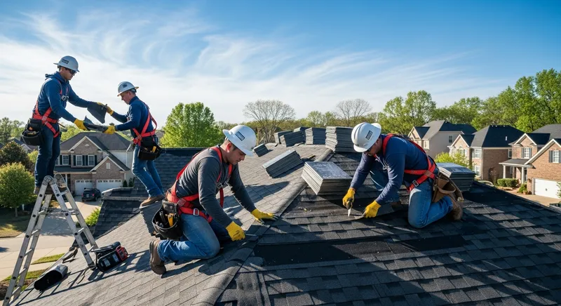 Professional roofers near me working in Reston Virginia