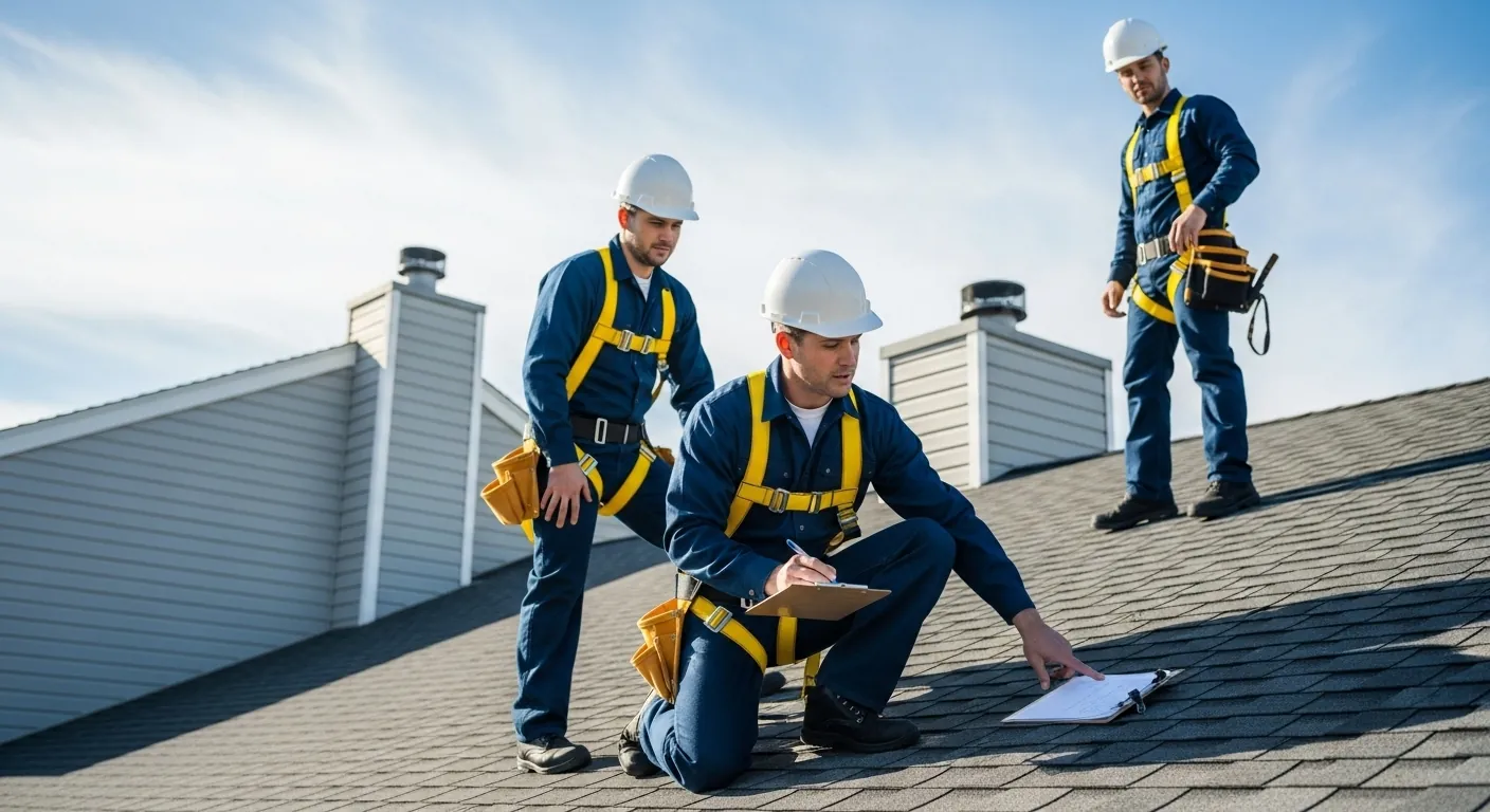 Experienced roofing team performing quality installation
