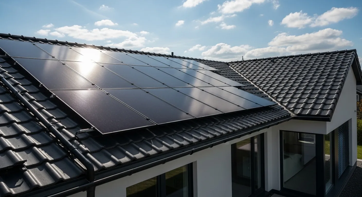 Solar panel integration with energy efficient roofing in Reston