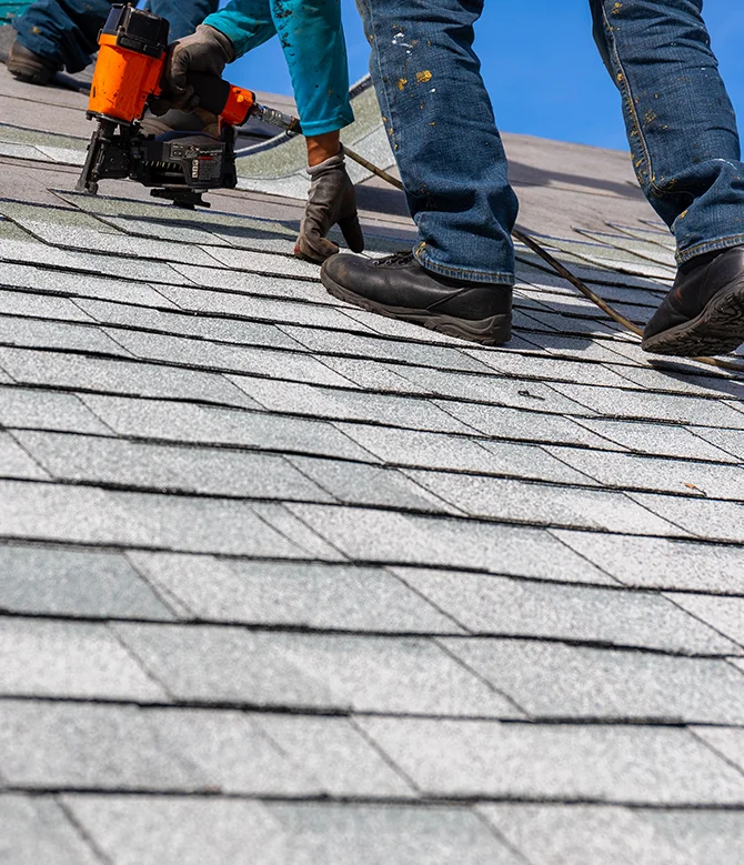 Proper gutter pitch and hanger installation