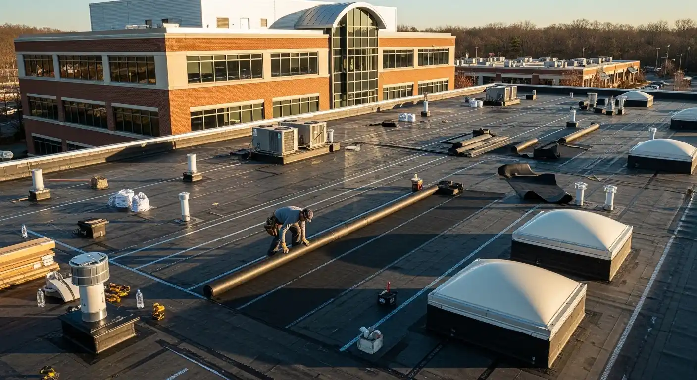 EPDM roofing installation Oakton VA