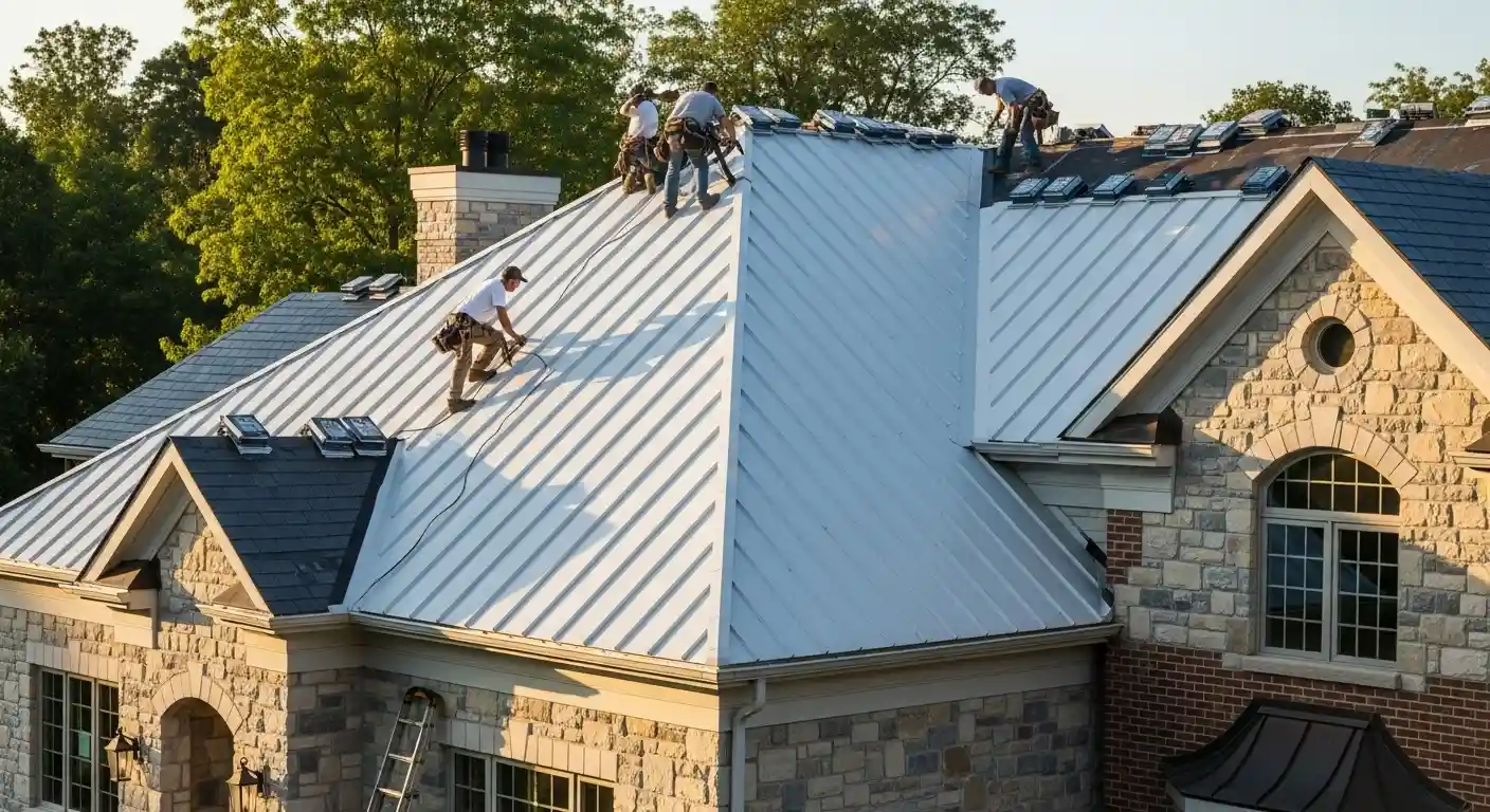 Metal roof installation McLean VA