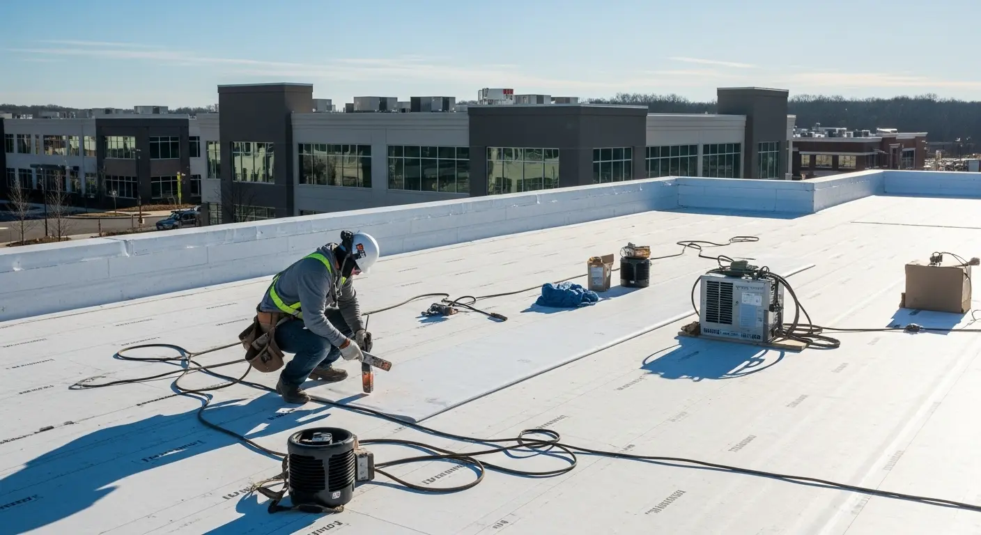 PVC roofing installation Oakton VA